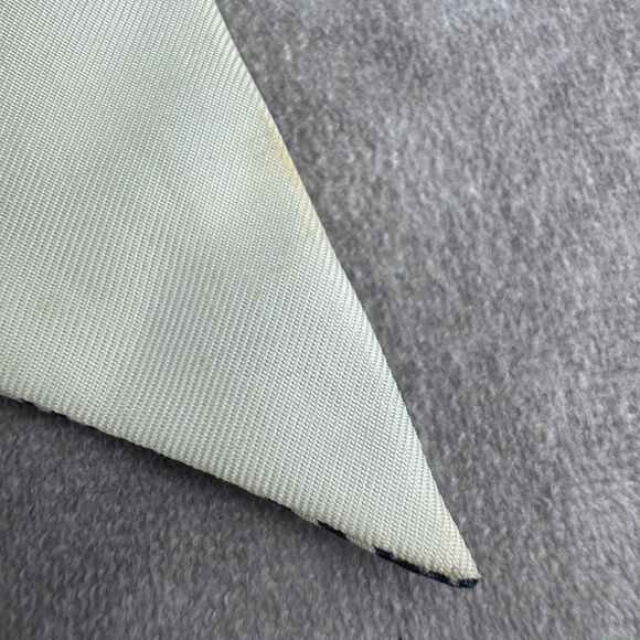 Christian Dior Blue Silk Twill Flowers D-Millefiori Mitzah Scarf - Picture 7 of 8